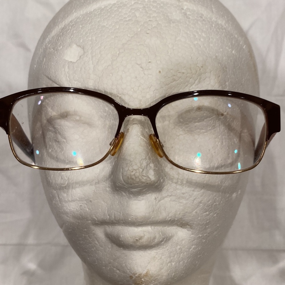 Christian Dior eye glasses made in Italy brown gold - Picture 2 of 16